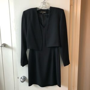 Nicole Miller Little Black Dress & Matching Jacket